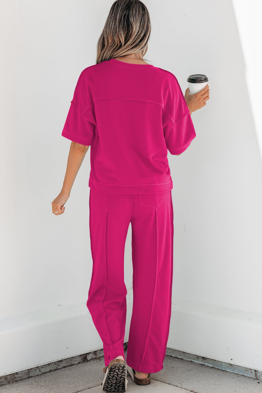 Boxy Tee and Barrel Pants Set