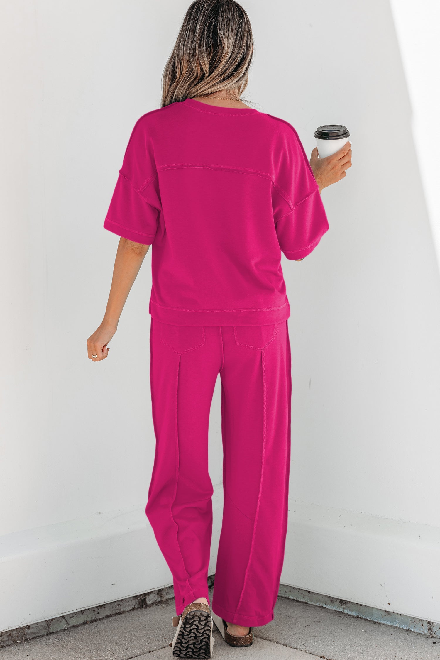 Boxy Tee and Barrel Pants Set
