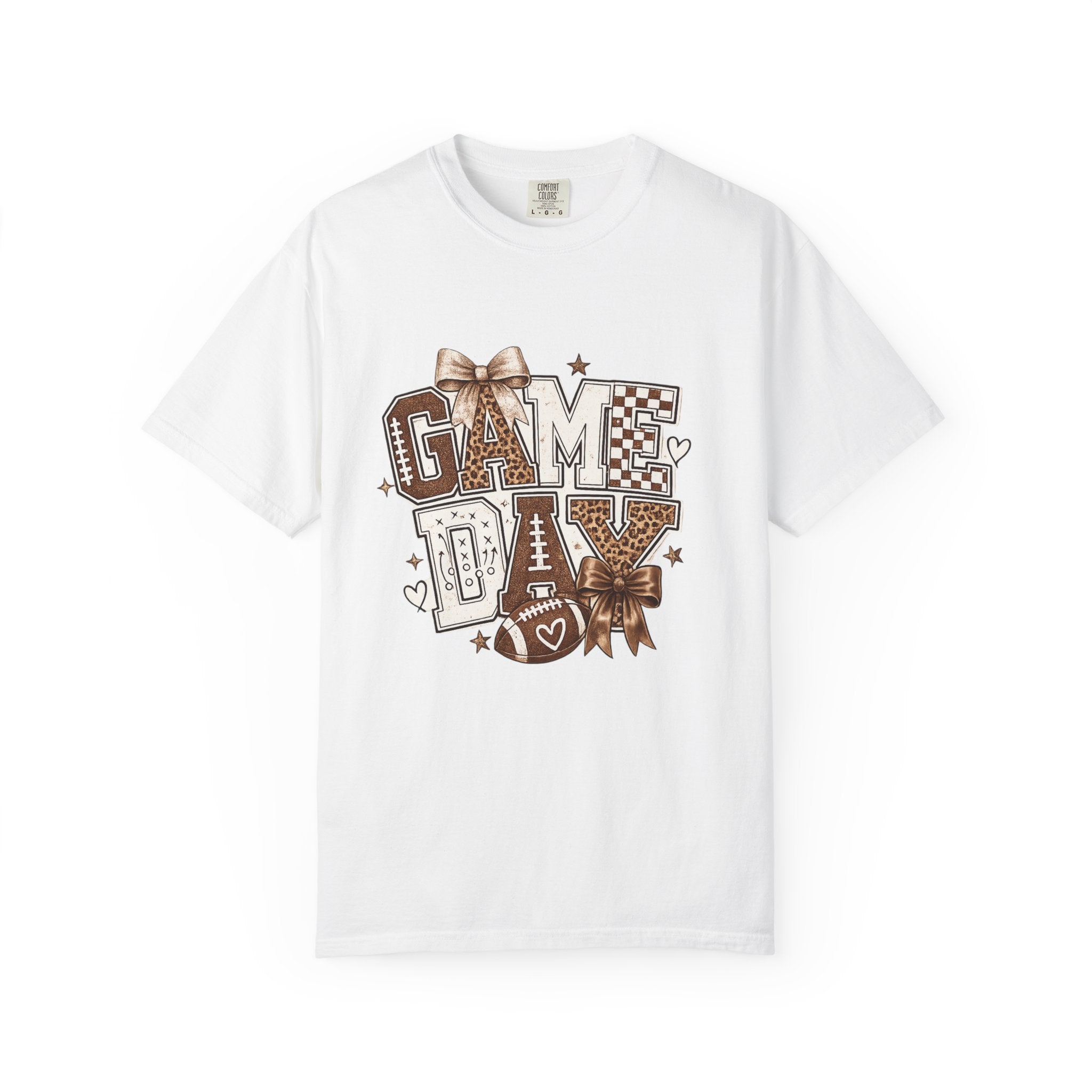 Football Bow T-shirt