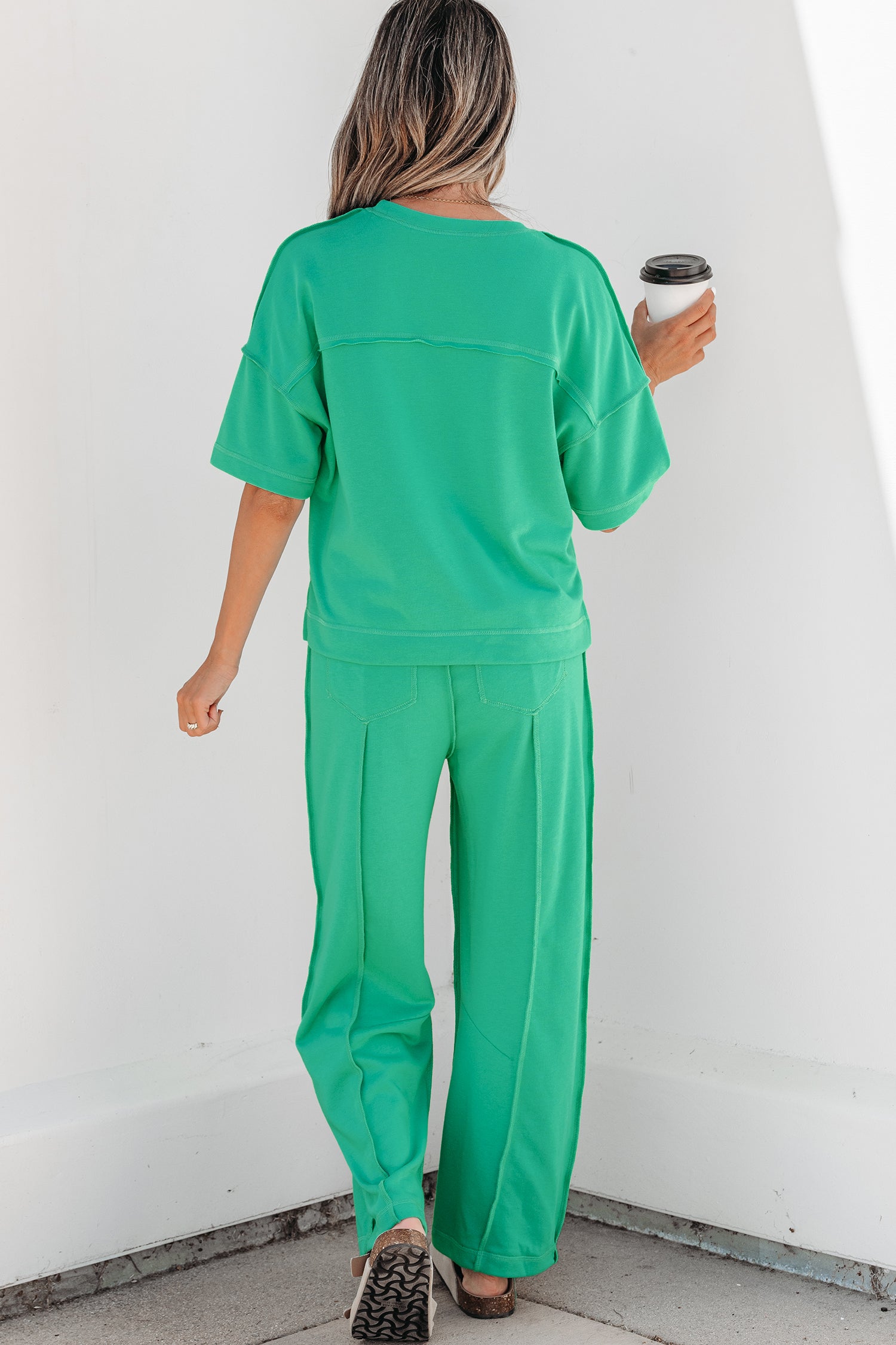 Boxy Tee and Barrel Pants Set